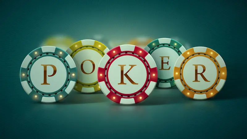 Rake poker concept